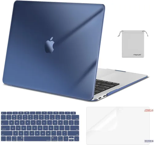 Miniatura 43 de MOSISO - Funda rígida y de plástico compatible con MacBook Air de 13 pulgadas versión 2022, 2021-2018, A2337 M1 A2179 A1932; con cubierta