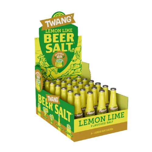 Miniatura 15 de Twang Sal de cerveza saborizada, lima, mini botellas de 1.4 onzas para cerveza, cócteles y bebidas (paquete de 24)