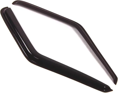 Visor de ventana compatible con Chevrolet S-10 1994-2004, DGWV2-046-2 Deflector de montaje exterior, protector de lluvia, humo oscuro, juego de 2