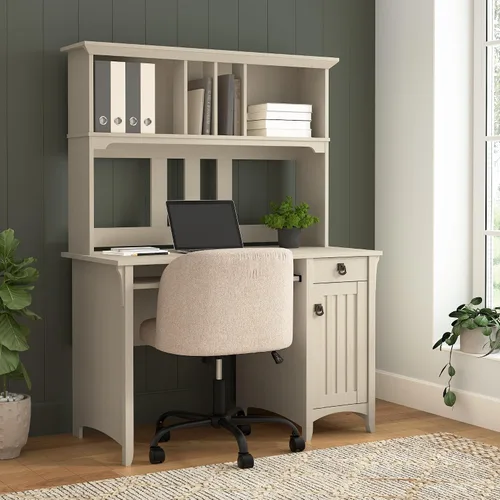 Miniatura 2 de Bush Furniture Salinas Mission escritorio con gabinete, Madera