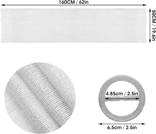 Miniatura 2 de Aster Chales metálicos brillantes y envolturas para vestidos de noche con hebilla para mujer, chales y envolturas para fiesta, novia, dama de honor