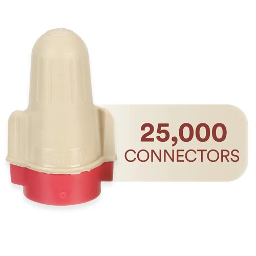 Miniatura 10 de 3M Performance Plus Conector de Alambre T/R+JUG, Canela/Rojo, Conectores de Resorte de Acero Flexible, Tacto Suave y Cómodo, Cobre, Certificado CSA