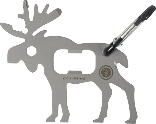 Miniatura 20 de UST Tool-a-Long - Mosquetones multiherramienta con construcción duradera y compacta de acero inoxidable para senderismo, kayak, campamento, viajes