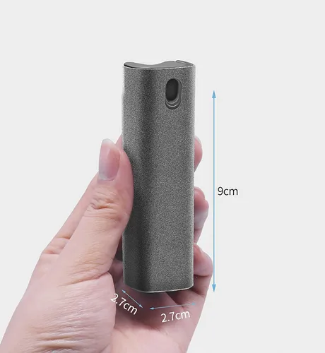 Miniatura 3 de YTT Limpiador de pantalla, todo en uno spray y paño limpiador, con carcasa protectora transparente para todas las pantallas de teléfonos, portátiles