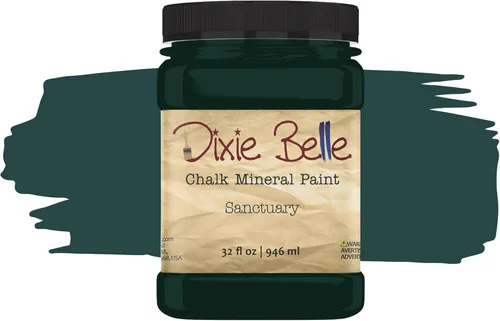 Miniatura 92 de Dixie Belle Paint Company - Pintura con acabado de tiza para muebles, color negro (Caviar), 1 galón, 128 fl oz, pintura mineral color rosa intenso