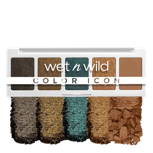 Miniatura 15 de wet n wild Color Icon - Paleta de 5 bandejas de maquillaje de sombra de ojos, camuflaje rosa, mate, brillante, metálico, de larga duración, rico