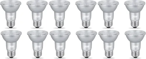 Miniatura 6 de Feit Electric Bombillas LED PAR20, equivalente a 50 W, bombillas regulables, blanco brillante de 3000 K, base E26, 90 CRI, 450 lúmenes, vida útil