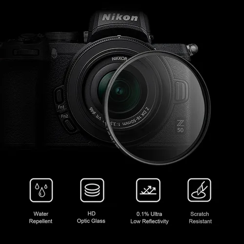 Miniatura 5 de NEWKS Filtro de difusión blanca suave de 1/4 de 1/4, filtro de efecto cinematográfico de ensueño, vidrio óptico HD para fotografía