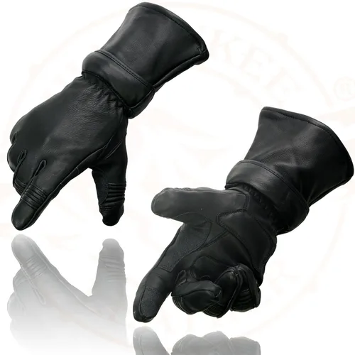 Miniatura 7 de Shaf International Guantes de guantelete con cremallera para hombre