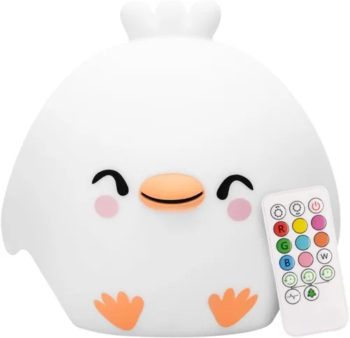 Miniatura 21 de Lumipets Pepper The Puppy Dog - Luz nocturna de silicona blanda para niños Bonita luz nocturna con control remoto y control táctil