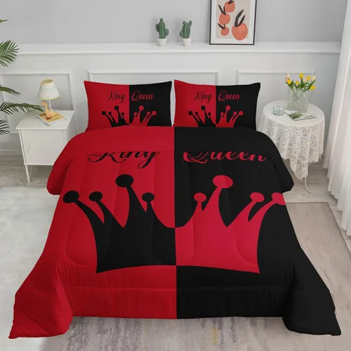 Miniatura 17 de Axolotl Juego de edredón de tigre individual para niños, juego de ropa de cama de animales salvajes para hombres, juego de edredón de mandala