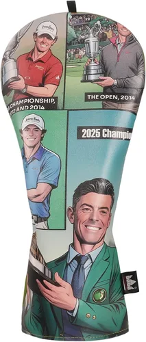 Craftsman Golf Funda para Cabeza de Palo de Cuero Genial Única Protector de Fundas para Driver Se Adapta hasta 460cc Estuche de Viaje Impermeable