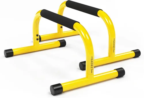 Lebert Parallette Bars - Equipo de entrenamiento de peso corporal resistente para inmersiones, flexiones, sesiones en L y entrenamientos de núcleo,