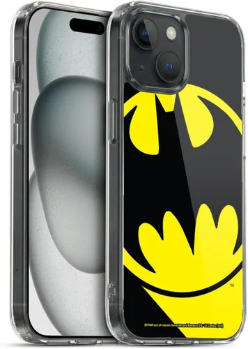 Miniatura 282 de Head Case Designs Funda de gel con licencia oficial de Batman DC Comics Bat Signal Logos [protección de grado militar] compatible con Apple iPhone 7