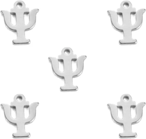 Miniatura 26 de kkjoy 5 dijes de acero inoxidable para hacer joyas y manualidades, varios colgantes pequeños, suministros de manualidades, accesorios para pulseras