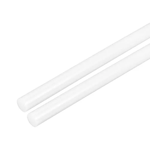 Miniatura 39 de uxcell Varilla redonda de plástico de 1/2 pulgada de diámetro y 20 pulgadas de longitud, varillas de polioximetileno, barras redondas de plástico