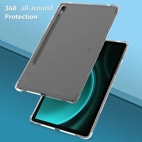 Miniatura 4 de Zeking Funda para Samsung Galaxy Tab S9 FE, ultra transparente, suave, flexible, transparente, TPU, contraportada para Galaxy Tab S9 FE (X510/X516)