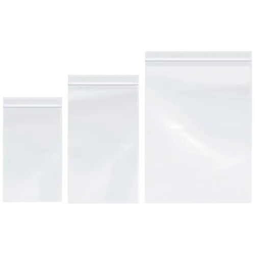 Miniatura 10 de Plymor 3" x 5" (100), 4" x 6" (100), 5" x 8" (100), Paquete Variado de 4 Mil de Grosor, Bolsas de Plástico Resistentes con Cierre de Cremallera