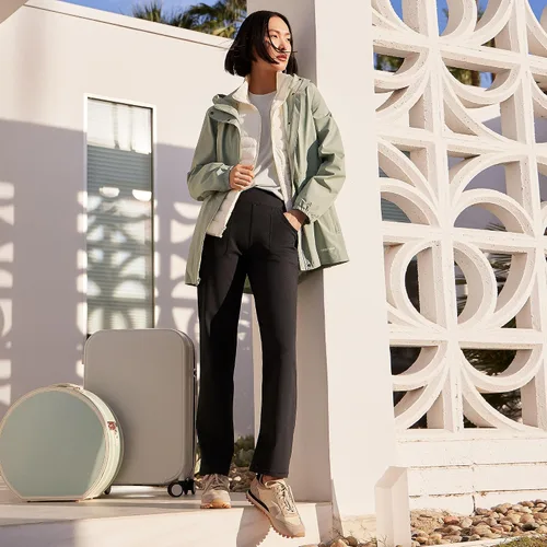 Miniatura 4 de Lands' End Pantalones activos de 5 bolsillos para mujer