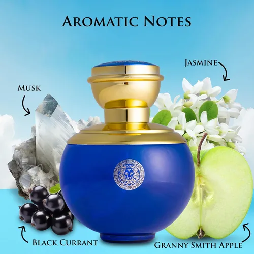 Miniatura 2 de Verse Deep Blue for Women EDP 3.4 fl oz - Acuerdos florales, afrutados y amaderados - Notas superiores de manzana, grosella negra y trébol aroma