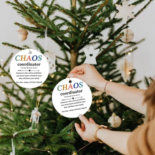 Miniatura 3 de Regalos para compañeras de trabajo para mujeres, adorno colgante de amistad de Navidad 2025, regalos de inspiración de agradecimiento