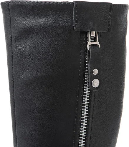Miniatura 4 de GLOBALWIN Botas altas hasta la rodilla para mujer, botas de equitación cómodas para mujer, tacón bajo