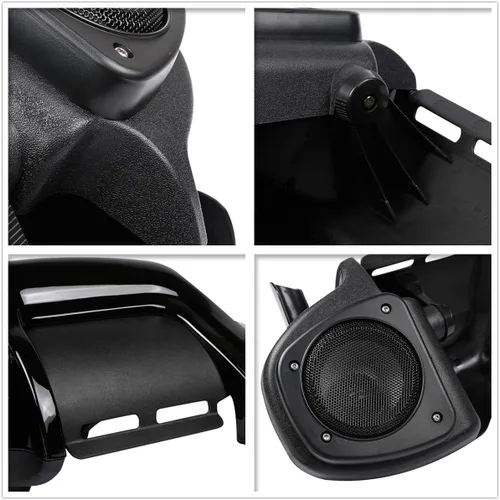 Miniatura 5 de TCMT - Kit de carenado con ventilación inferior con altavoces para Harley Touring, Road King, Street Glide, Electra Glide, Ultra-Classic, Road Glide