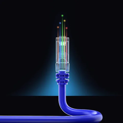 Miniatura 8 de Maximm Cable Ethernet Cat 6 – 7 pies (paquete de 12), LAN de alta velocidad, Internet, parche y cable de red, UTP, 10 Gbps, 550 MHz, color azul