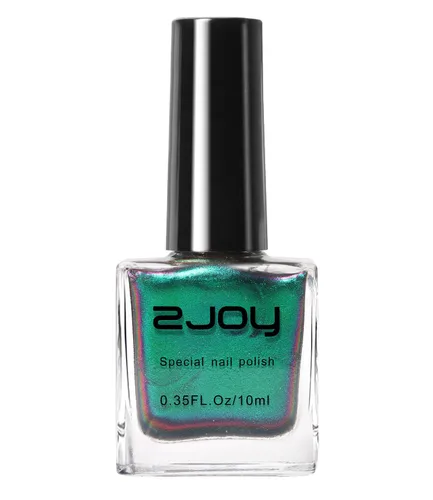 Miniatura 8 de Major Dijit Chameleon - Esmalte de uñas holográfico con purpurina de secado rápido, esmalte de uñas cromado iridiscente brillante (02)