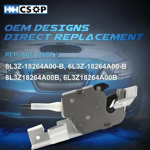 Miniatura 3 de Pestillo de bloqueo de puerta trasera y cable derecho del lado del pasajero para Ford F150 2004 2005 2006 2007 2008 Pastilla de cabina extendida