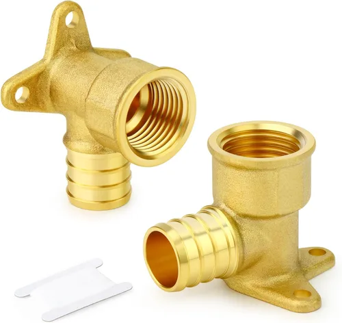 Miniatura 17 de GASHER 10 piezas sin plomo latón 1 "acoplamiento Pex, accesorios Pex de 1 pulgada para tubería Pex