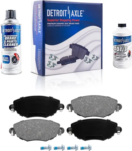 Miniatura 97 de Detroit Axle - Pinza de disco del lado del acompañante + pastillas de freno de cerámica de repuesto para Lexus HS250H Toyota RAV4 Prius V Scion xB