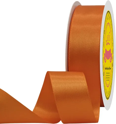 Miniatura 35 de Cinta de satén blanca antigua de doble cara de 1-1/2 pulgadas x 50 yardas, cinta de poliéster para envolver regalos, día de San Valentín, bodas