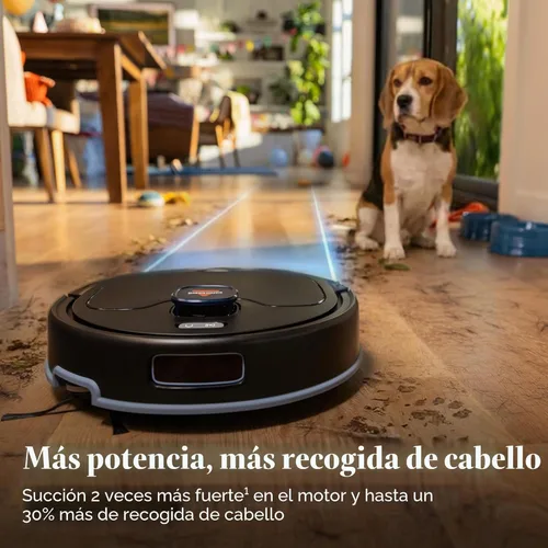 Miniatura 2 de Bissell FlexClean FurForce Robot Aspirador y trapeador sin enredos, rollo de cepillo para mascotas sin enredos, navegación LiDAR y almohadilla