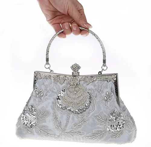 Miniatura 3 de Belsen Mujer clásico con abalorio Lentejuelas Noche Bolsos