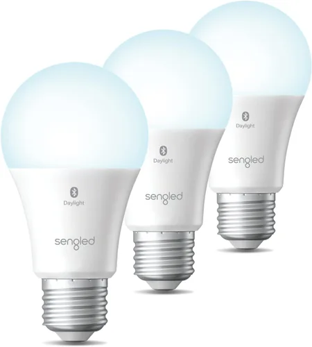 Miniatura 12 de Sengled Bombilla de luz Alexa, bombillas inteligentes que son compatibles solo con Alexa, malla Bluetooth estándar A19 E26, bombilla LED regulable