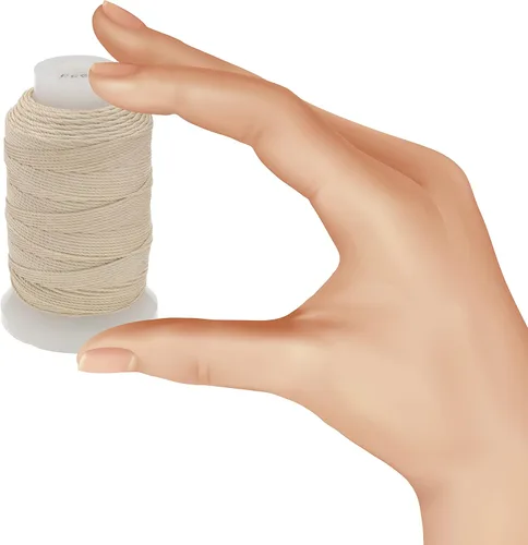 Miniatura 4 de The Beadsmith Cordón de seda pura: crudo, tamaño FFF (0.419 mm/0.0165"), 92 yardas (276 pies), carrete de 1/2 onza