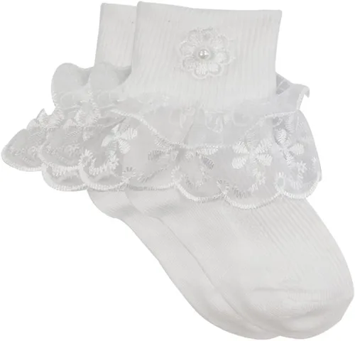 Miniatura 3 de Wrapables Lil Miss Daisy - Calcetines de doble capa con volantes (2 unidades)