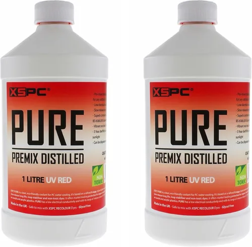 Miniatura 13 de XSPC Pure Premix - Refrigerante destilado para PC, 1 litro, transparente, paquete de 2