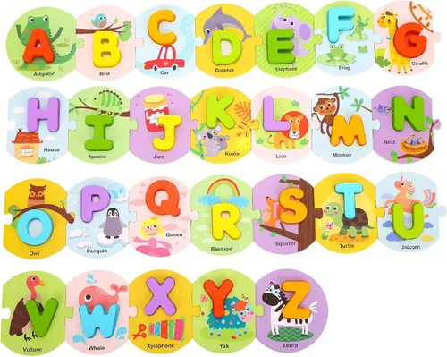Miniatura 9 de Exclusivo juego de rompecabezas de Learning Curve My First Animals de Amazon para niños, multicolor