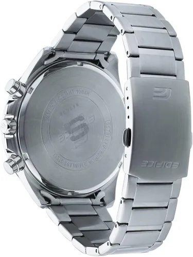 Miniatura 2 de Casio Edifice Reloj de cuarzo para hombre con correa de acero inoxidable, plateado, 23 (modelo EFV-620D-2AVUEF)