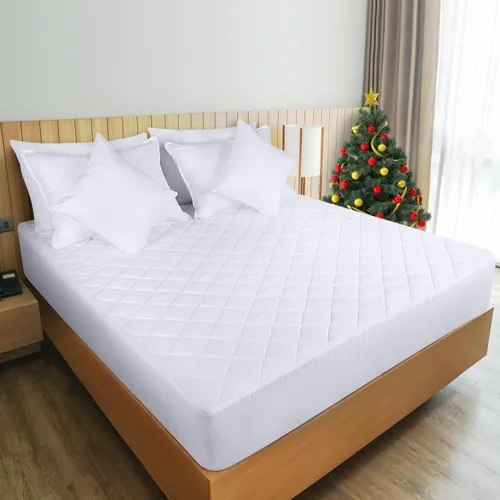 Miniatura 6 de Utopia Bedding Paquete de 2 protectores de colchón acolchados ajustados, tamaño Queen, protector de colchón elástico y funda con bolsillo profundo