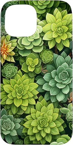 Miniatura 6 de Funda para iPhone 12 Pro Max Suculenta Plantas Botánicas Verde Floral Patrón Flor Cactus
