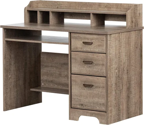 Miniatura 12 de South Shore Versa - Escritorio para computadora con gabinete, arce gris