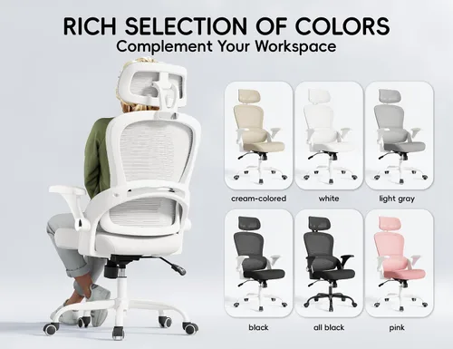 Miniatura 9 de TRALT Silla de Oficina – Silla de Oficina Ergonómica con Soporte para la Espalda, Silla de Computadora - Sillas de Escritorio para Oficina en Casa