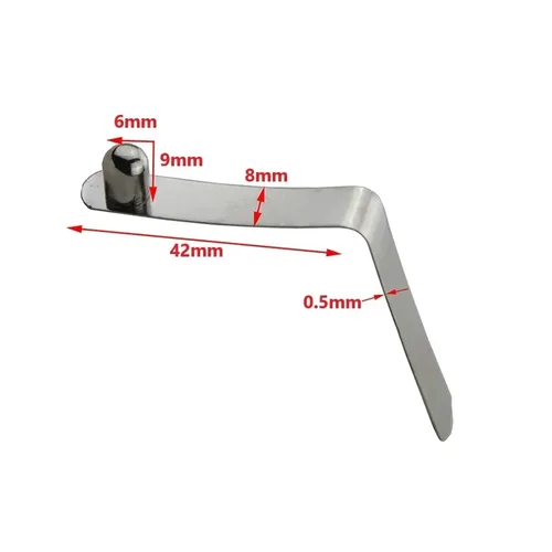 Miniatura 2 de 5 Pieces 4-9mm Stainless Steel Solid Button Clips Snap Spring Awning Accresories Telscopic Tube Camping & Caravan(Button 6x9mm)