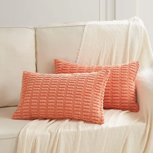 Miniatura 61 de Fancy Homi - Paquete de 2 fundas de almohada decorativas estilo bohemio de 16 x 16 pulgadas para sala de estar, sofá, cama, funda de cojín cuadrada
