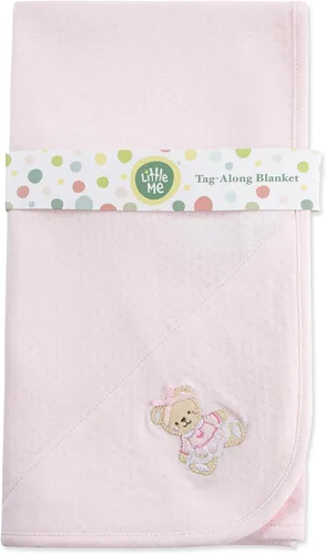 Miniatura 34 de Mantas Little Me para bebé Niñas Mantas para conejos bebés Manta de recepción para envolver Conejitos para bebés