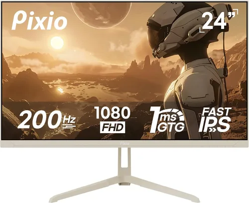 Miniatura 13 de Pixio PX246 Wave Beige 24 pulgadas 120Hz Frecuencia de Actualización Resolución FHD 1080p Panel IPS 4ms GTG Tiempo de Respuesta Monitor
