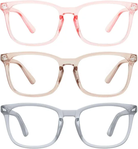 Miniatura 10 de MEETSUN - Gafas de bloqueo de luz azul, antifatiga ocular, para el dolor de cabeza (mejor sueño), lentes de lectura para computadora UV400 Paquete